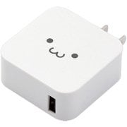 AC充電器 USBポート 2.4A ホワイトフェイス MPA-ACU01WF