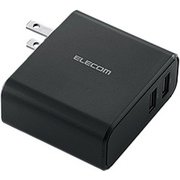 AC充電器 USB2ポート QC3.0+2.4A ブラック MPA-ACUQ02BK