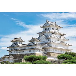 01-2074 新緑の姫路城（兵庫） [ジグソーパズル ラージ 108ピース（完成サイズ:26×38cm）]