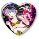 うる星やつら ハートカンバッジ G [キャラクターグッズ]