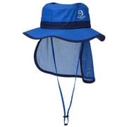 WE27FB61040F [KIDS SUNSHADE HAT ブルー FREE]
