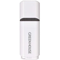USBメモリー USB3.0対応 キャップタイプ 64GB グレー GH-UFY3EB64GGY