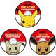 PK17605 3Pミニタオル ポケットモンスター ダイカット [キャラクターグッズ]