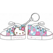 スニーカーキーリング ハローキティ桜 水色 [キャラクターグッズ]