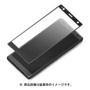 PG-XZ2GL02 [Xperia XZ2 3D液晶全面保護ガラス PETフレーム 液晶保護フィルム ブラック]
