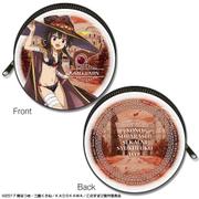 この素晴らしい世界に祝福を！ 2 まるっとレザーケース 04.めぐみん/B [約直径90mm]