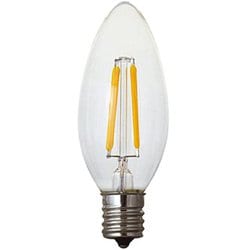 LED電球 電球色 シャンデリア型 E17 LDC4LC40WE17T2