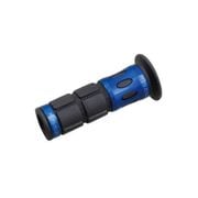 PRO-GRIP #744 STDラバー 115mm 貫通 ブラック/ブルー 98101