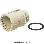 MFSK-16GP10 [防水型･ミラフレキSS専用コネクタ Gタイプ 適合管16適合ノック径φ27 ベージュ 10個]