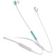 ワイヤレスイヤホン Bluetooth対応 Zeeny WHITE & TURQUOISE