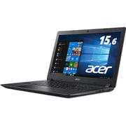 Aspire 3 15.6型フルHD/Celeronプロセッサー N4000 1.1GHz/メモリ:4GB/SSD 256GB/ドライブレス/KINGSOFT WPS Office standard UWP/Windows 10 Home 64bit/シェールブラック A315-32-N14U/K
