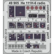 EDU49905 [He111H-6 無線室 内装エッチングパーツ (ICM用) 1/48 エッチングパーツ]