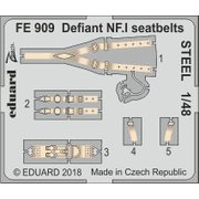 EDUFE909 [ボールトンポール デファイアント NF.1 シートベルト (ステンレス製) (エアフィックス用) 1/48 ZOOMエッチングパーツシリーズ]