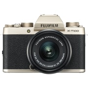X-T100 レンズキット シャンパンゴールド [ボディ＋「XC15-45mm F3.5-5.6 OIS PZ ブラック」]