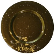アンダープレートL マジョ金箔グリーン