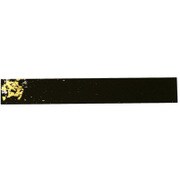 短冊プレート 古代金箔漆黒