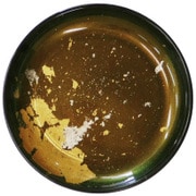 小皿 マジョ金箔グリーン