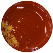小皿 古代金箔本朱