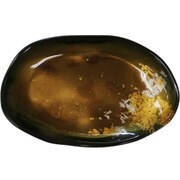 ビーンズ型小皿 マジョ金箔グリーン
