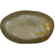 ビーンズ型小皿 マジョ金箔ホワイト