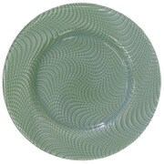 レース型中皿 ペルラブルーパール