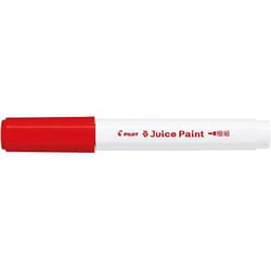 ジュースペイント 水性顔料マーカー 極細 レッド SJP-20EF-R