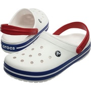 crocband ホワイト/ブルージーン M7 [クロックバンド 25cm M7/W9]
