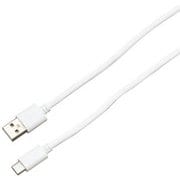 Type-C/Type-Aメッシュケーブル 3A 0.5m ホワイト BUSACM050WH