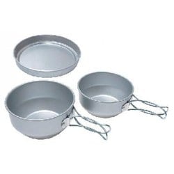 アルミ3点食器セット C-5201 [アウトドア 食器セット]