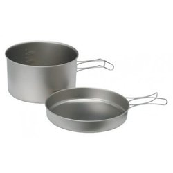ATSチタンクッカー ATS TITAN COOKER TYPE-2 TS-105 Lサイズ [アウトドア 調理器具 コッヘル クッカー セット]