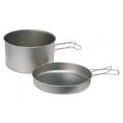 ATSチタンクッカー ATS TITAN COOKER TYPE-2 TS-105 Lサイズ [アウトドア 調理器具 コッヘル クッカー セット]