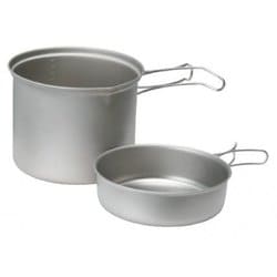 ATSチタンクッカー ATS TITAN COOKER TYPE-3 TS-202 Lサイズ [アウトドア 調理器具 コッヘル クッカー セット]