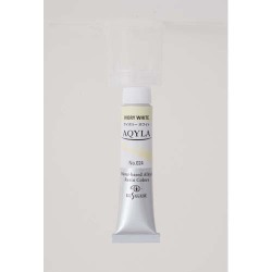 水性アルキド樹脂絵具 Aqyla（アキーラ） 6号チューブ 20ml アイボリー ホワイト