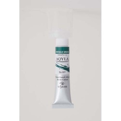 水性アルキド樹脂絵具 Aqyla（アキーラ） 6号チューブ 20ml フタロ グリーン