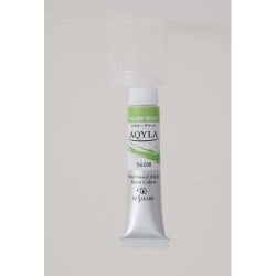 水性アルキド樹脂絵具 Aqyla（アキーラ） 6号チューブ 20ml イエロー グリーン