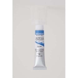 水性アルキド樹脂絵具 Aqyla（アキーラ） 6号チューブ 20ml セルリアン ブルー