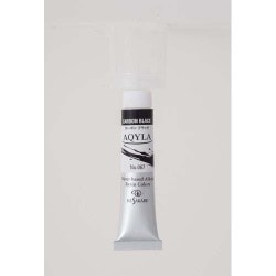 水性アルキド樹脂絵具 Aqyla（アキーラ） 6号チューブ 20ml カーボン ブラック