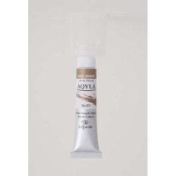 水性アルキド樹脂絵具 Aqyla（アキーラ） 6号チューブ 20ml パール ブロンズ