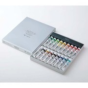 水性アルキド樹脂絵具 Aqyla(アキーラ) 6号チューブ 20ml 18色セット