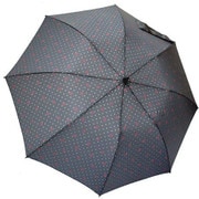 1101-GY [雨晴兼用 リボンドット ショートワイド雨傘 グレー 60cm スライド式中棒]