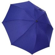 1112-NV [雨晴兼用 無地×ドットネーム ショートワイド竹手元雨傘 ネイビー 60cm スライド式中棒]