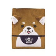 忠犬もちしば ぬいぐるみミラー おかか [キャラクターグッズ H18×W14×D2cm]