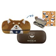 忠犬もちしば メガネケース おかか [H7×W15.5×D4cm]