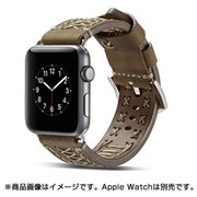 YEP-008-38KK [Apple Watch用レザーバンド 38mm カーキ]