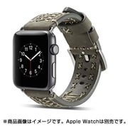 YEP-008-38GY [Apple Watch用レザーバンド 38mm グレー]