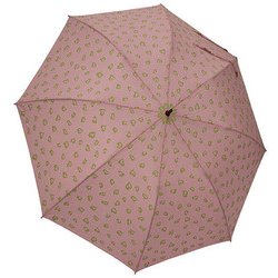 ヨドバシ Com スギタ 1105 Pk 雨晴兼用 ハートヒョウ柄 ショートワイド雨傘 ピンク 60cm スライド式中棒 通販 全品無料配達