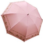 1117-PK [雨晴兼用 ゴシックアニマル ショートワイド雨傘 ピンク 60cm スライド式中棒]