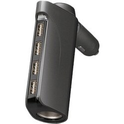 USB4ポート AUTOチャージ＋ソケット CZ429