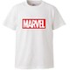 SPAP1125 半袖Tシャツ マーベル ロゴ レッド/WH Mサイズ [キャラクターグッズ]