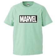 SPAP1140 半袖Tシャツ マーベル ロゴ ブラック/MELON Mサイズ [キャラクターグッズ]